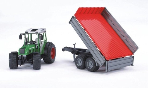 Bruder Fendt con remolque